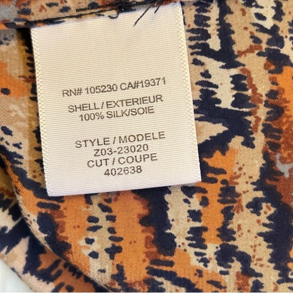 Joie Mirabella Silk Abstract Animal
Print Blouse - Picture 8 of 10